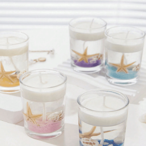 Crystal Jelly Ocean-Themed Aromatic Birthday Scented Candle