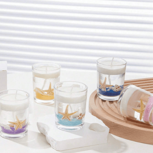 Crystal Jelly Ocean-Themed Aromatic Birthday Scented Candle