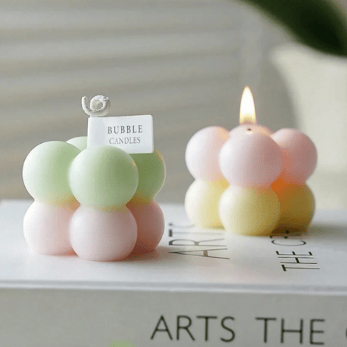 Christmas Cube Bubble Multi-Scented Decorative Scented Candle