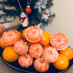 Realistic Peeled Mandarin Candle Set (3pcs) – Citrus Scented Soy Wax Fruit Candles for Christmas & Holiday Decor