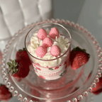 Strawberry Shortcake Soy Candle – Sweet Bakery Scented Jar for Birthdays & Gifts