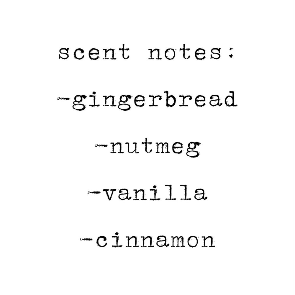 Gingerbread Cookie Soy Candle – Holiday Scent with Nutmeg & Cinnamon