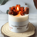 Handmade Cinnamon Soy Candle – Warm Spice Scent with Real Star Anise Decor (7.5oz)