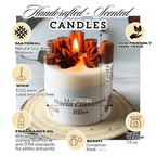 Handmade Cinnamon Soy Candle – Warm Spice Scent with Real Star Anise Decor (7.5oz)