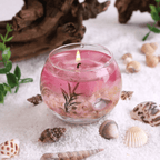 Ocean Life Jelly Candle – Realistic Beach Scene with Seashells & Starfish Decor – Ideal for Gifts & Atmosphere