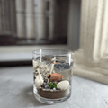 Crystal Aquarium Gel Candle | 10oz Ocean-Inspired Decor with Real Sand & Botanicals