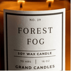 Forest Fog | Earthy Woodland Soy Candle with Moss, Cedar & Musk