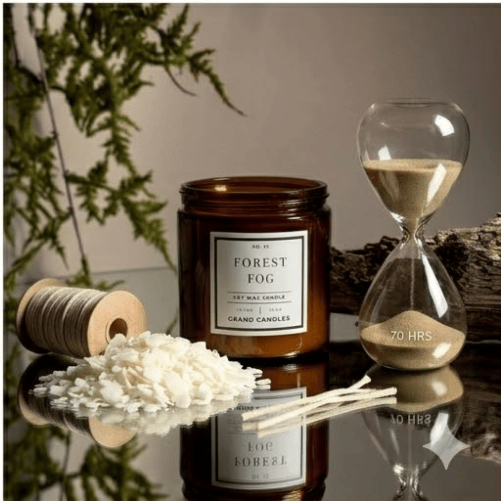 Forest Fog | Earthy Woodland Soy Candle with Moss, Cedar & Musk