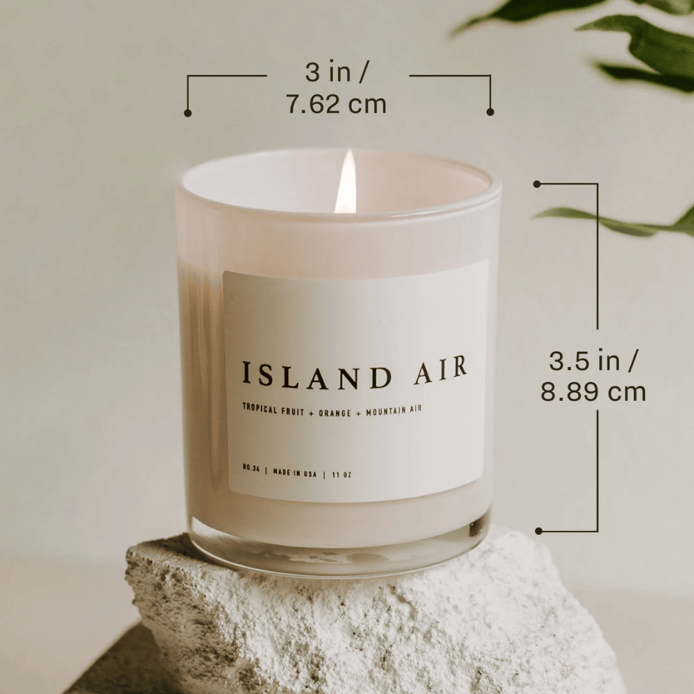 Salt & Sea | Sophisticated Coastal Soy Candle - Sea Salt, Citrus & Amber (11oz)