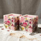 Botanical Bloom | Hand-Embedded Dried Flower Soy Candle (Luxury Floral Gift)