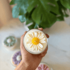 Artisan Chamomile Blossom Candle | 4oz Hand-Poured Soy Decor