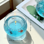 The Miniature Goldfish Sanctuary | Artisan Fishbowl Gel Candle & Aquarium Decor