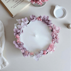 Grand Botanical Pillar Candle | 10cm Large Soy Candle with Hand-Embedded Dried Flowers